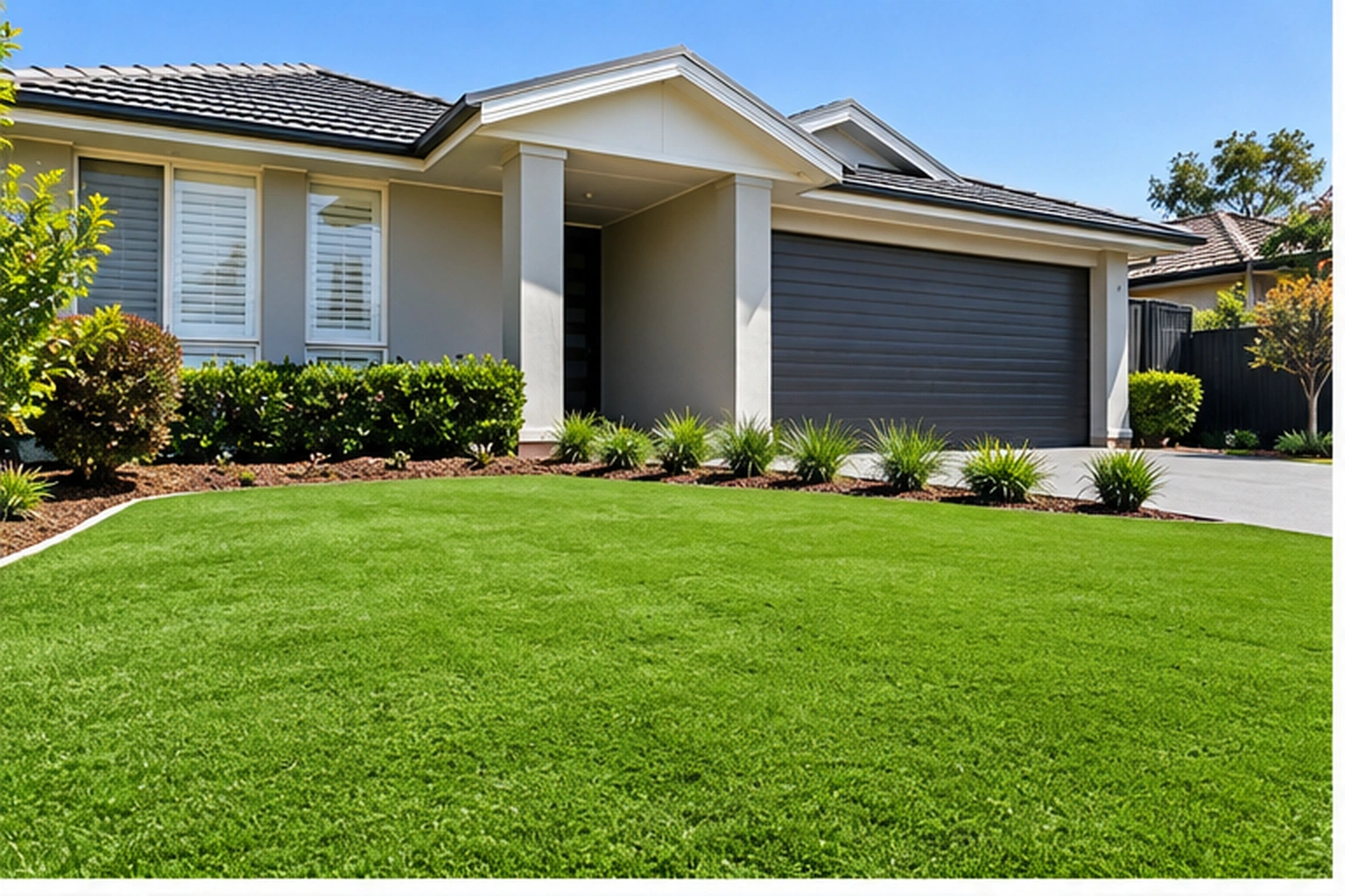 Artificial turf — Low-maintenance lawn