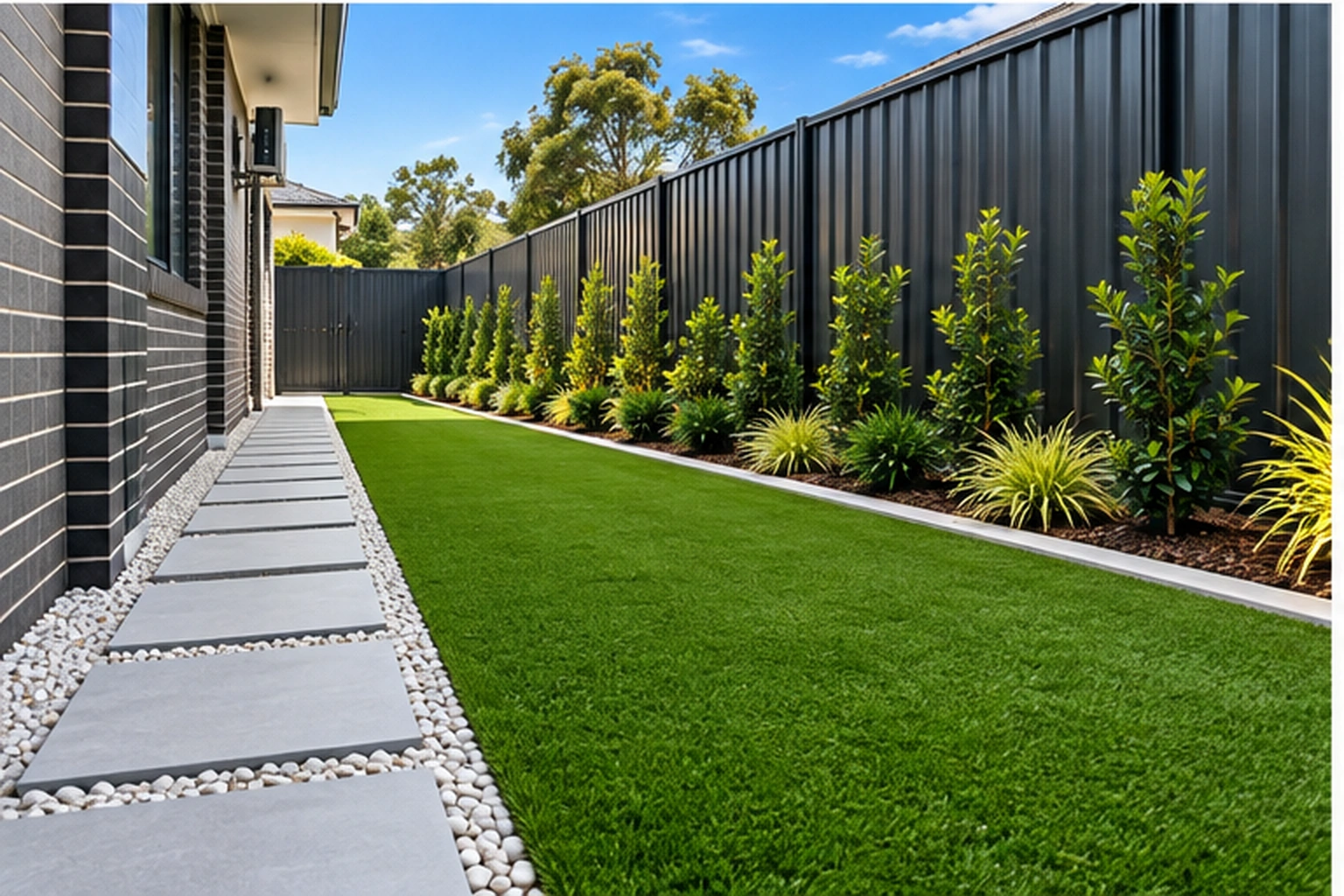 Artificial turf — Family play area