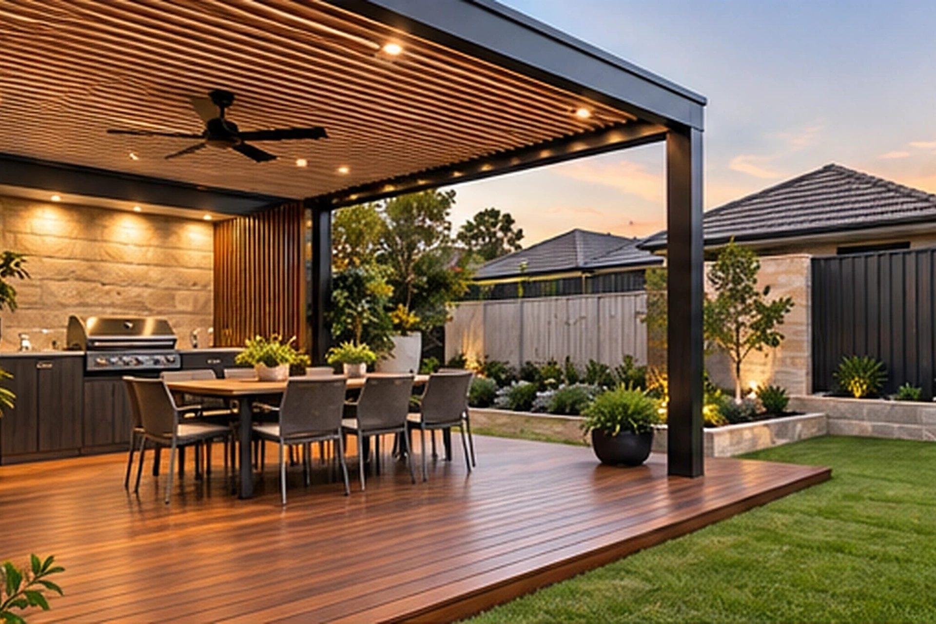 Natural grass — Garden-edge lawn