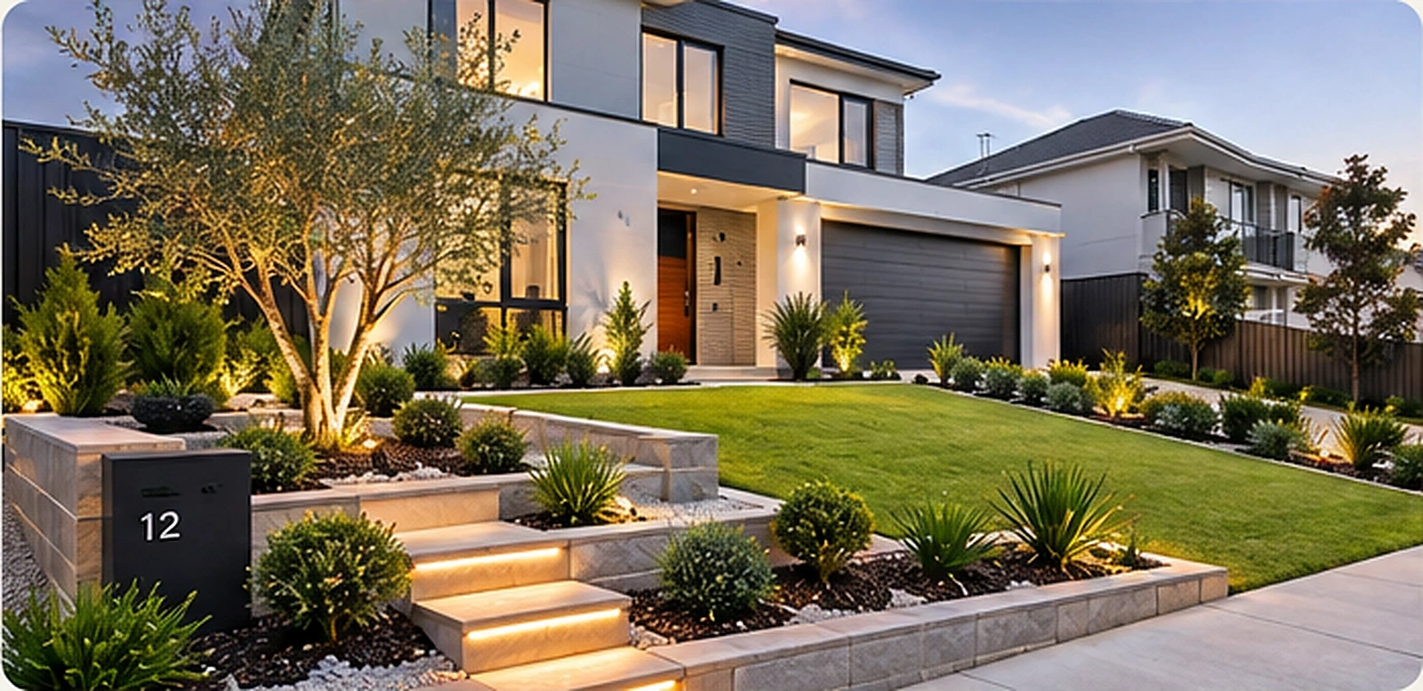 New home landscaping — Complete landscape