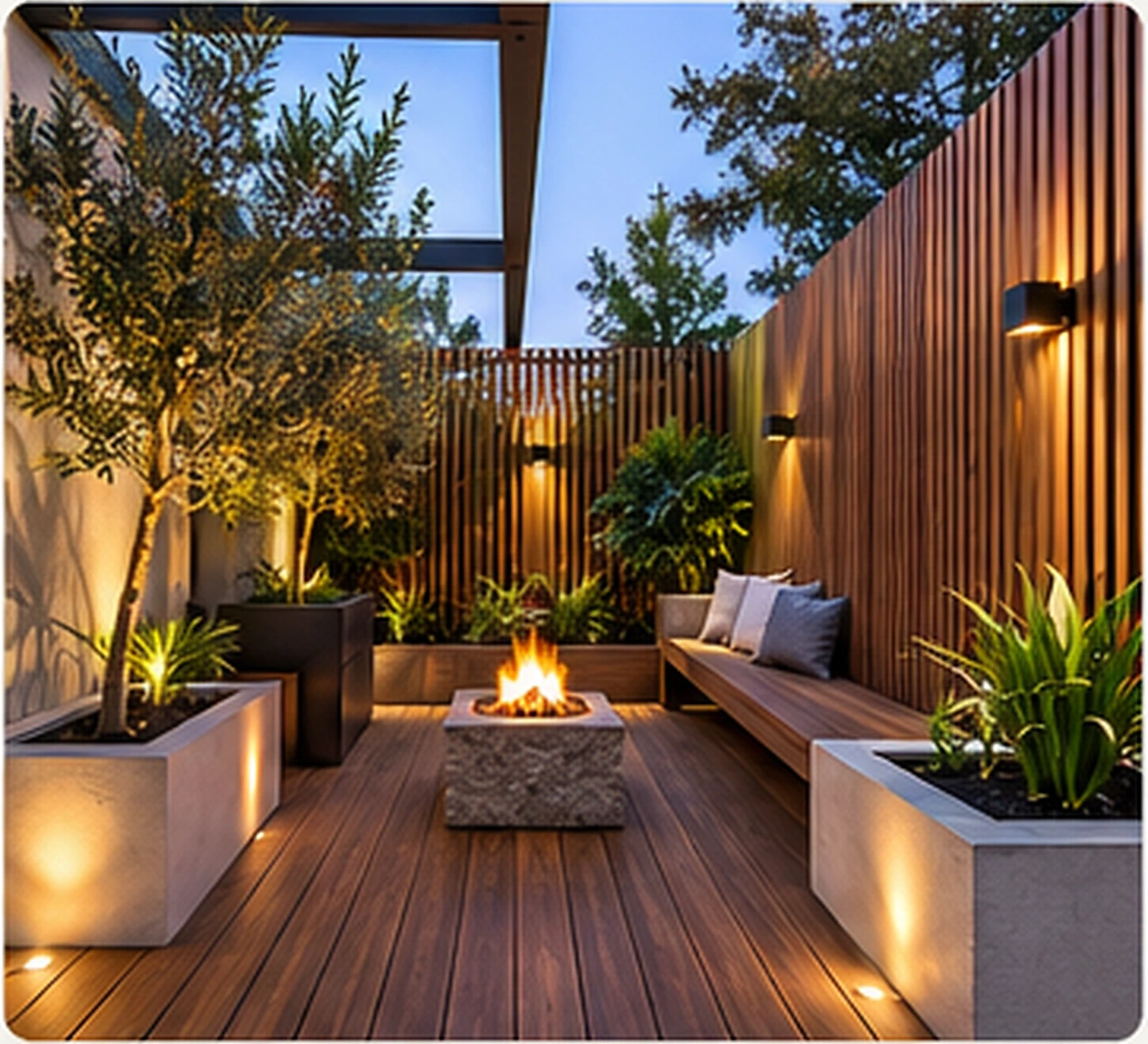 Private deck retreat