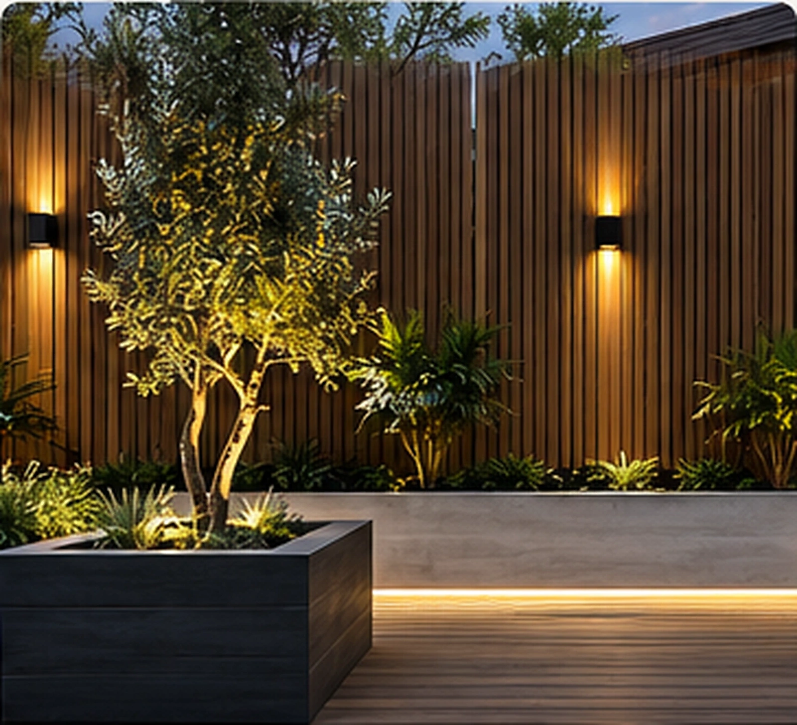 Outdoor feature wall