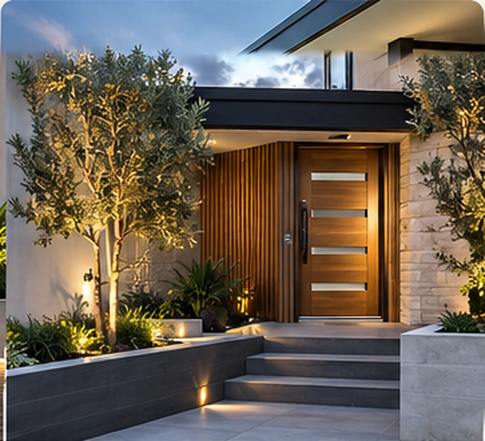 Entrance panelling