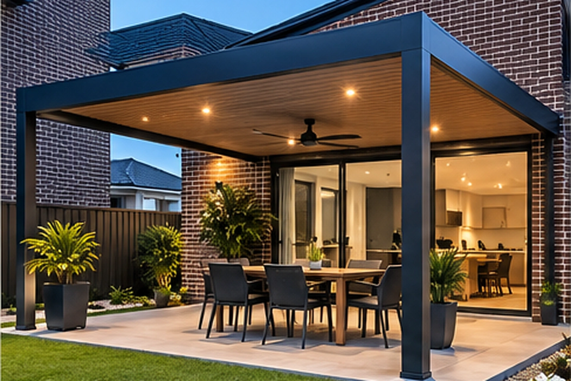 Pergolas — Covered entertaining area